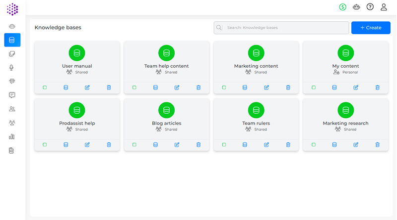 Organized Knowledge Base Storage